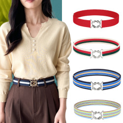 Lazy Belt for Women 2025 New Style Invisible Belt Elastic Adjustable Waistband for Tightening Jeans Waist in Summer Lazy Belt for Women 2025 New Style Invisible Belt Elastic Adjustable Waistband for Tightening Jeans Waist in Summer