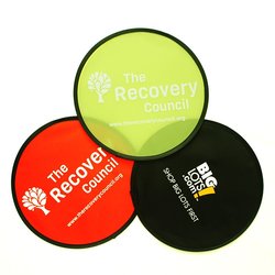 Japanese spot mini folding frisbee folding fan advertising fan handle wrist fan can print logo Japanese spot mini folding frisbee folding fan advertising fan handle wrist fan can print logo