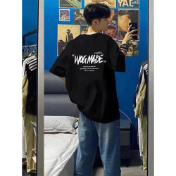 American High Street Pure Cotton Short-Sleeve T-Shirt for Men, Designer Niche Trendy Brand, Loose Fit, Heavyweight, High-End, Cool and Stylish Top American High Street Pure Cotton Short-Sleeve T-Shirt for Men, Designer Niche Trendy Brand, Loose Fit, Heavyweight, High-End, Cool and Stylish Top