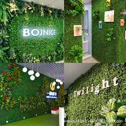 Simulated green plant wall, artificial bionic flowers, decorative internet celebrity image, landscaping background lawn Simulated green plant wall, artificial bionic flowers, decorative internet celebrity image, landscaping background lawn