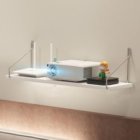 신강 티베트 무료 배송 프로젝터 브래킷을 펀칭하지 않고 침대 옆 벽걸이 형 스토리지 랙 거실 벽 스토리지 랙 홈-
