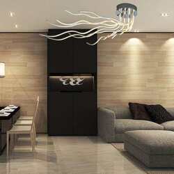 Cross-border modern simple personality aluminum wavy dining room chandelier Nordic living room bedroom creative branch ceiling light Cross-border modern simple personality aluminum wavy dining room chandelier Nordic living room bedroom creative branch ceiling light