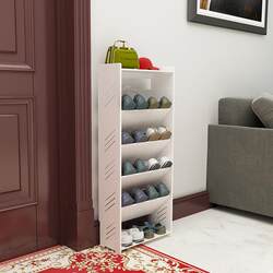 Household simple mini small shoe rack with narrow doorway and ultra-thin shoe W cabinet saves more space Household simple mini small shoe rack with narrow doorway and ultra-thin shoe W cabinet saves more space