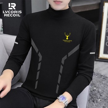 Autumn and winter double -sided velvet high -necked long -sleeved T -shirt male slim casual men's and female bottoming shirt lapel thickened warm shirt
 Autumn and winter double -sided velvet high -necked long -sleeved T -shirt male slim casual men's and female bottoming shirt lapel thickened warm shirt