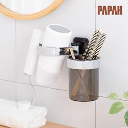 No punching hair dryer shelf wall hanging rack bathroom bathroom storage rack bathroom storage toilet hair dryer rack No punching hair dryer shelf wall hanging rack bathroom bathroom storage rack bathroom storage toilet hair dryer rack