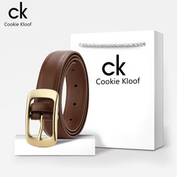cookiekloof Official Flagship Store Small C & K Genuine New arrival Women's Leather Belt Accessories Denim Belt cookiekloof Official Flagship Store Small C & K Genuine New arrival Women's Leather Belt Accessories Denim Belt