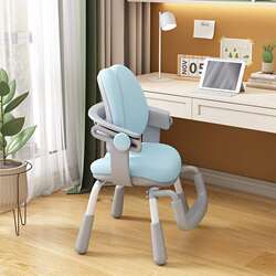 Children's study chair can be lifted and lowered, the chair can be adjusted, the home student writing chair can be used for sitting posture, back seat, homework desk chair Children's study chair can be lifted and lowered, the chair can be adjusted, the home student writing chair can be used for sitting posture, back seat, homework desk chair