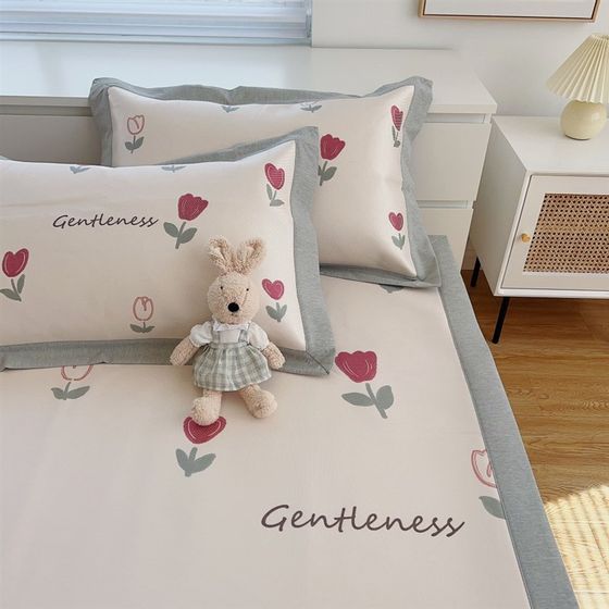 Premium Class A Ice Silk Cool Mat Three-piece Set Bed Sheet Style Summer Washable Machine Washing Mat Summer Air Conditioning Ice Silk Mat
Premium Class A Ice Silk Cool Mat Three-piece Set Bed Sheet Style Summer Washable Machine Washing Mat Summer Air Conditioning Ice Silk Mat