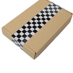 Black and white chessboard racing wall decoration tape moving packing sealing mosaic gift box packing tape ins Black and white chessboard racing wall decoration tape moving packing sealing mosaic gift box packing tape ins