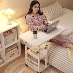 Bedside table movable lifting computer table student simple desk bedroom home bed study table office desk Bedside table movable lifting computer table student simple desk bedroom home bed study table office desk