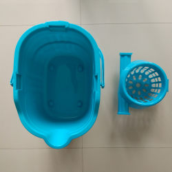 Thickened hand-pressed mop bucket, large household squeeze bucket, wringing bucket, mopping bucket, with R pulley, twisting bucket floor mop Thickened hand-pressed mop bucket, large household squeeze bucket, wringing bucket, mopping bucket, with R pulley, twisting bucket floor mop