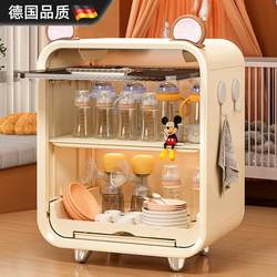 German Baby Bottle Storage Box, Baby Tableware Storage Box, Storage Shelf, Cabinet for Bowls, Chopsticks, Supplementary Food Tools, Dustproof German Baby Bottle Storage Box, Baby Tableware Storage Box, Storage Shelf, Cabinet for Bowls, Chopsticks, Supplementary Food Tools, Dustproof