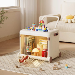 Children's Toy Storage Box, Baby-Specific, Can Be Used as a Seat, Pull-Along Cart, Household Snack Storage Box, Large Capacity Children's Toy Storage Box, Baby-Specific, Can Be Used as a Seat, Pull-Along Cart, Household Snack Storage Box, Large Capacity