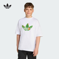 adidas Adidas Clover Boys Big Boys Mosaic LOGO Half Sleeve 2025 Autumn Short Sleeve T-Shirt JW5326 adidas Adidas Clover Boys Big Boys Mosaic LOGO Half Sleeve 2025 Autumn Short Sleeve T-Shirt JW5326