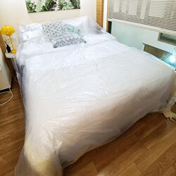 Spot decoration dust-proof film household cover dust-proof furniture protection dust-proof plastic film sofa cover cloth Spot decoration dust-proof film household cover dust-proof furniture protection dust-proof plastic film sofa cover cloth