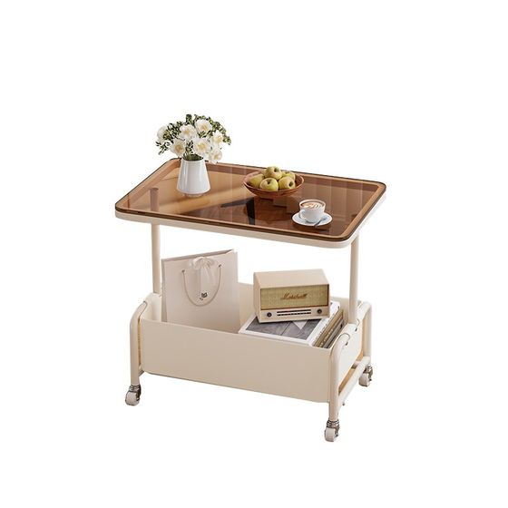 Sofa side table movable coffee table living room household x glass tea table side cabinet small trolley lathe storage shelf belt
Sofa side table movable coffee table living room household x glass tea table side cabinet small trolley lathe storage shelf belt