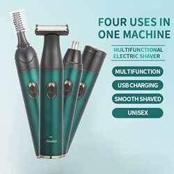 New direct selling new cross-border multifunctional electric shaver men's four-in-one set nose hair trimmer shaving New direct selling new cross-border multifunctional electric shaver men's four-in-one set nose hair trimmer shaving