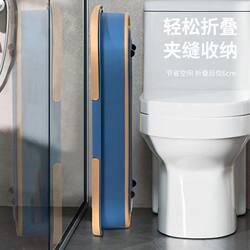 Household wheeled folding bucket thickened plastic portable fishing car wash bucket 50 mops can be used to wash the mop large size Household wheeled folding bucket thickened plastic portable fishing car wash bucket 50 mops can be used to wash the mop large size