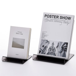 Enovo Desktop Acrylic Display Stand Commercial Office Stationery Display A4 Magazine Exhibition Hall Book Rack Transparent Gray Advertising Display Stand Vertical Advertising Board Book Large Capacity Shelf Enovo Desktop Acrylic Display Stand Commercial Office Stationery Display A4 Magazine Exhibition Hall Book Rack Transparent Gray Advertising Display Stand Vertical Advertising Board Book Large Capacity Shelf