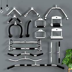 High Pull-Down Handle Type Equipment Accessories, Large Flying Bird Fitness Equipment, Gantry Rack Accessories, Rowing Pull Rod V-Type D High Pull-Down Handle Type Equipment Accessories, Large Flying Bird Fitness Equipment, Gantry Rack Accessories, Rowing Pull Rod V-Type D