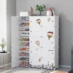 Simple dust-proof shoe rack multi-layer household economical dormitory large capacity space-saving shoe cabinet U storage artifact door Simple dust-proof shoe rack multi-layer household economical dormitory large capacity space-saving shoe cabinet U storage artifact door