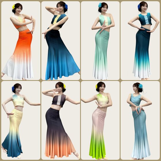 Dai dance costume art exam performance costume new Dai dance costume adult female peacock dance hip fish tail skirt
Dai dance costume art exam performance costume new Dai dance costume adult female peacock dance hip fish tail skirt