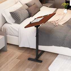 New bedroom table lifting desk home notebook learning folding table small bedside table removable bed electric New bedroom table lifting desk home notebook learning folding table small bedside table removable bed electric