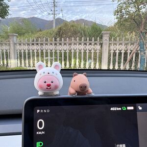 LOOPY Little Beaver Car Screen Swatch Car Fragrance Cute Central Console Display Decoration Vehicle Internal Products LOOPY Little Beaver Car Screen Swatch Car Fragrance Cute Central Console Display Decoration Vehicle Internal Products