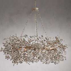 American country retro dandelion branch crystal living room firefly lamp exhibition hall restaurant banquet hall decorative chandelier American country retro dandelion branch crystal living room firefly lamp exhibition hall restaurant banquet hall decorative chandelier