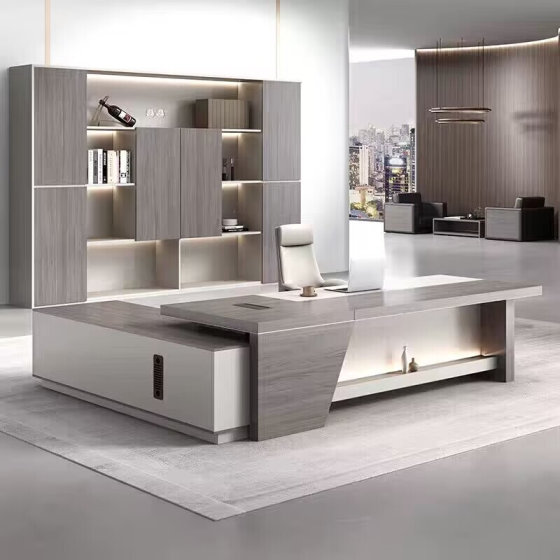Desk Simple and Modern Office Furniture Table Chair President President Single Table Daquan Terrace Boss Table Desk Simple and Modern Office Furniture Table Chair President President Single Table Daquan Terrace Boss Table