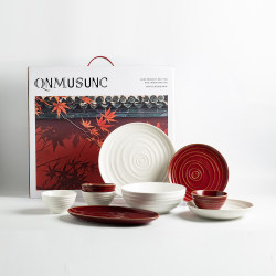 Qnmusunc Tableware Set Bowl Household 2025 New American Simple Style Housewarming Plate Ceramic Bowl and Plate Set Qnmusunc Tableware Set Bowl Household 2025 New American Simple Style Housewarming Plate Ceramic Bowl and Plate Set