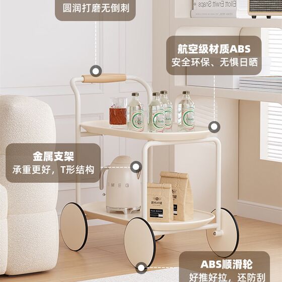 A few small carts can mobile mini coffee table simple home storage creative small table balcony net red sets A few small carts can mobile mini coffee table simple home storage creative small table balcony net red sets