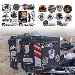 GSADV motorcycle aluminum box side three boxes micro-reflective strip stickers waterproof tail box motorcycle travel modified three boxes showing width 318 GSADV motorcycle aluminum box side three boxes micro-reflective strip stickers waterproof tail box motorcycle travel modified three boxes showing width 318