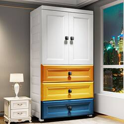 Xinjiang Free Shipping Extra-Large Thickened Children's Wardrobe Home Bedroom Storage Cabinet European-Style Double-Door Simple Small Wardrobe Plastic Xinjiang Free Shipping Extra-Large Thickened Children's Wardrobe Home Bedroom Storage Cabinet European-Style Double-Door Simple Small Wardrobe Plastic