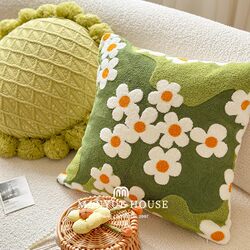 German High-End Nordic Style Green Pillow ins Girly Heart Pillow Cushion Living Room Sofa Lumbar Pillow Pillowcase German High-End Nordic Style Green Pillow ins Girly Heart Pillow Cushion Living Room Sofa Lumbar Pillow Pillowcase