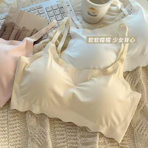 New small and fresh traceless underwear for women sports gathering girl bra without steel rings for junior high school students breathable thin style 
New small and fresh traceless underwear for women sports gathering girl bra without steel rings for junior high school students breathable thin style