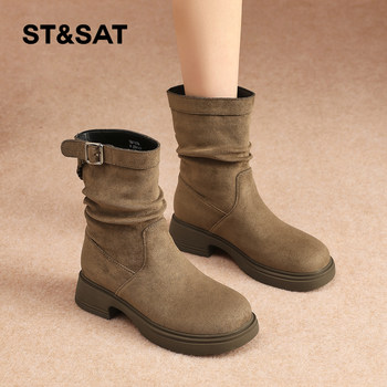 Saturday's fashionable and versatile British thick soles 
Saturday's fashionable and versatile British thick soles