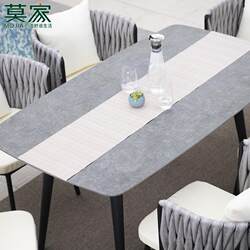 Outdoor single table, stone slab, marble waterproof sun protection single chair garden courtyard, Nordic table and chair terrace leisure single table Outdoor single table, stone slab, marble waterproof sun protection single chair garden courtyard, Nordic table and chair terrace leisure single table