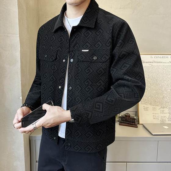 High-quality dark flower leather jacket men's autumn and autumn handsome trendy slim lapel jacket design sense casual workwear
High-quality dark flower leather jacket men's autumn and autumn handsome trendy slim lapel jacket design sense casual workwear