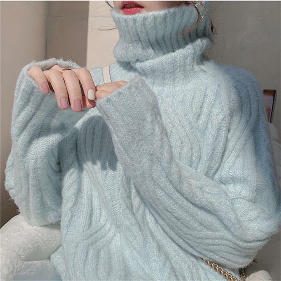 High neck pullover sweater for women in autumn and winter 2025 women's gentle lazy style loose retro knitted top
High neck pullover sweater for women in autumn and winter 2025 women's gentle lazy style loose retro knitted top