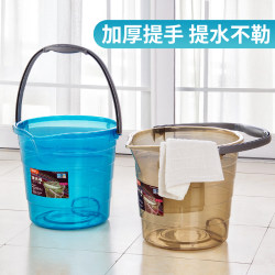 Bucket household portable student dormitory bath bucket mop water storage thickened large plastic laundry bucket for water storage Bucket household portable student dormitory bath bucket mop water storage thickened large plastic laundry bucket for water storage