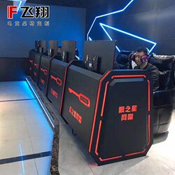 Feixiang Internet cafe tables and chairs can be customized as one-piece e-sports game chicken competition theme table sofa table Feixiang Internet cafe tables and chairs can be customized as one-piece e-sports game chicken competition theme table sofa table