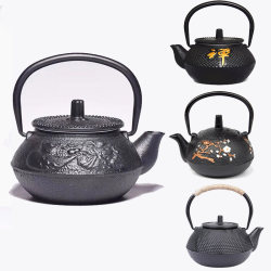 Hotel teahouse decoration tea room soft decoration retro iron gift small teapot tea stand Chinese style ornaments cast iron kettle for tea Hotel teahouse decoration tea room soft decoration retro iron gift small teapot tea stand Chinese style ornaments cast iron kettle for tea