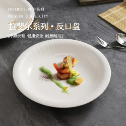 Plate for Home Use, 2025 New Model, High-Quality Ceramic Deep Plate, Beautiful Rice and Salad Plate, Underglaze Color, Raised Edge Plate Plate for Home Use, 2025 New Model, High-Quality Ceramic Deep Plate, Beautiful Rice and Salad Plate, Underglaze Color, Raised Edge Plate