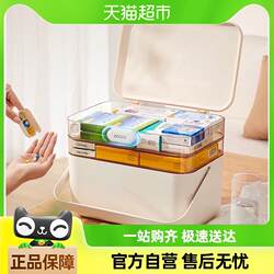 Household medicine box large-sized large-capacity home medicine box multi-layer medicine classification storage portable medicine box Household medicine box large-sized large-capacity home medicine box multi-layer medicine classification storage portable medicine box