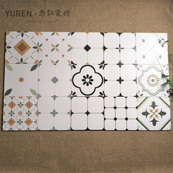 All-Ceramic Parquet Tiles 400X400 Small Flower Tiles French Style Retro Kitchen Bathroom Popular 300X300 Floor Tiles All-Ceramic Parquet Tiles 400X400 Small Flower Tiles French Style Retro Kitchen Bathroom Popular 300X300 Floor Tiles