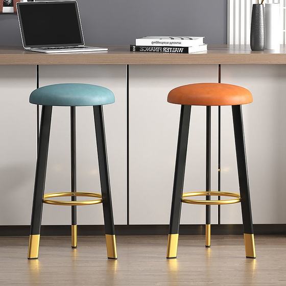 Bar chair modern simple bar stool cashier counter front desk light luxury high chair Nordic home bar chair round stool
Bar chair modern simple bar stool cashier counter front desk light luxury high chair Nordic home bar chair round stool