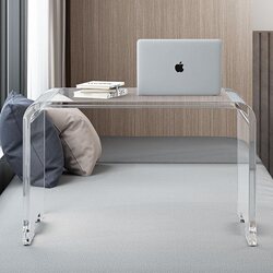 Acrylic transparent low table tatami small coffee table low table bedroom sitting desk bed table Acrylic transparent low table tatami small coffee table low table bedroom sitting desk bed table