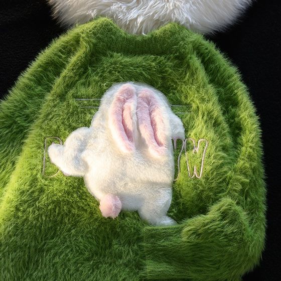 Cute three-dimensional rabbit couple outfit autumn and winter sweater sweet girly mohair sweater jacket 2024 new style
Cute three-dimensional rabbit couple outfit autumn and winter sweater sweet girly mohair sweater jacket 2024 new style