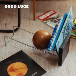 Gudo Luck Parachute Magazine Rack Vintage Bauhaus Wooden Ball Record Rack Stainless Steel Sphere Bookend Storage Gudo Luck Parachute Magazine Rack Vintage Bauhaus Wooden Ball Record Rack Stainless Steel Sphere Bookend Storage